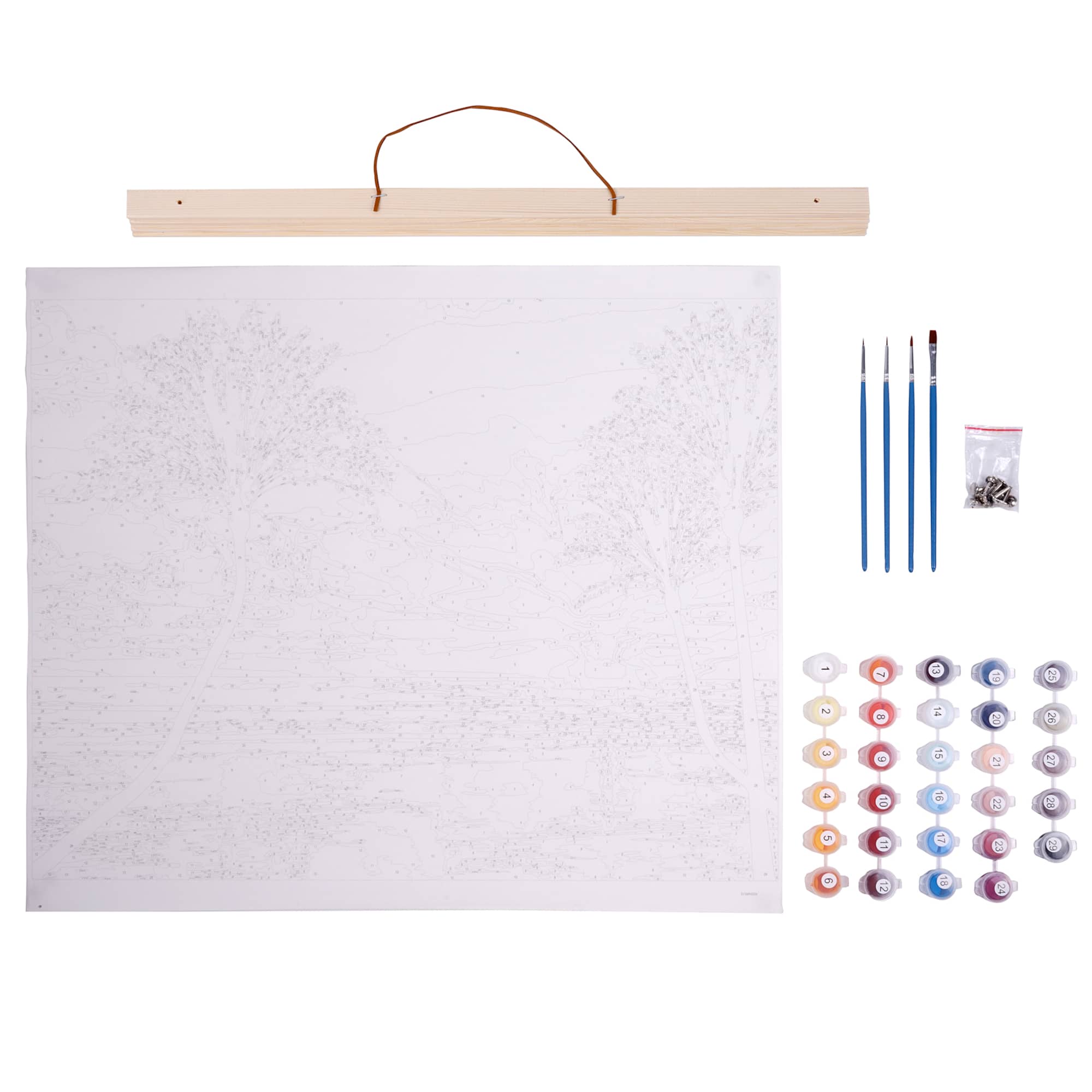 Beach Sunset with Palm Trees Paint-by-Number Kit by Artist's Loft™ Necessities™
